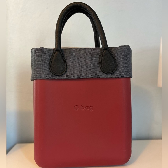 Red O Bag Shoulder Bag Double Handle Waterproof Purse Reusable Durable Basic - Picture 7 of 13